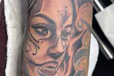 Face tattoo rana ramos pain ink NY