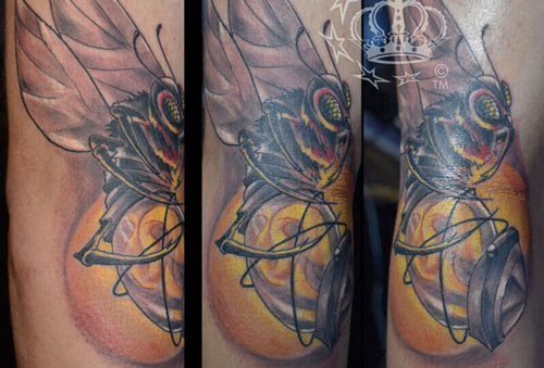Peony tattoo